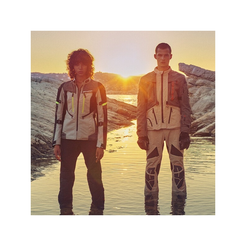 Alpinestars AMT-10R DRYSTAR XF панталон за мотоциклет пясъчно-черно-оранжев