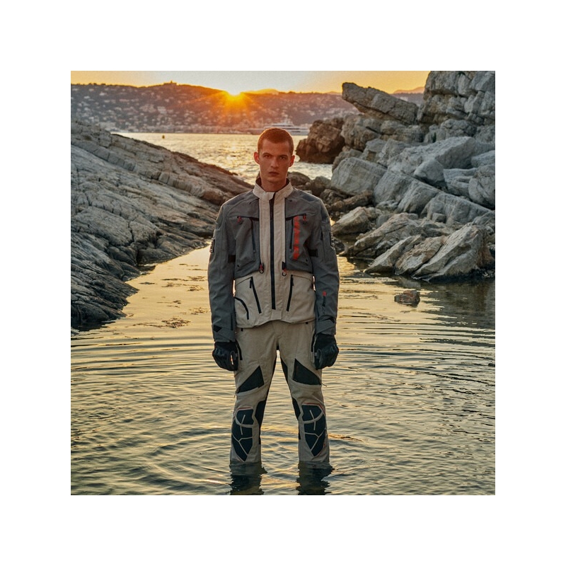 Alpinestars AMT-10R DRYSTAR XF панталон за мотоциклет пясъчно-черно-оранжев