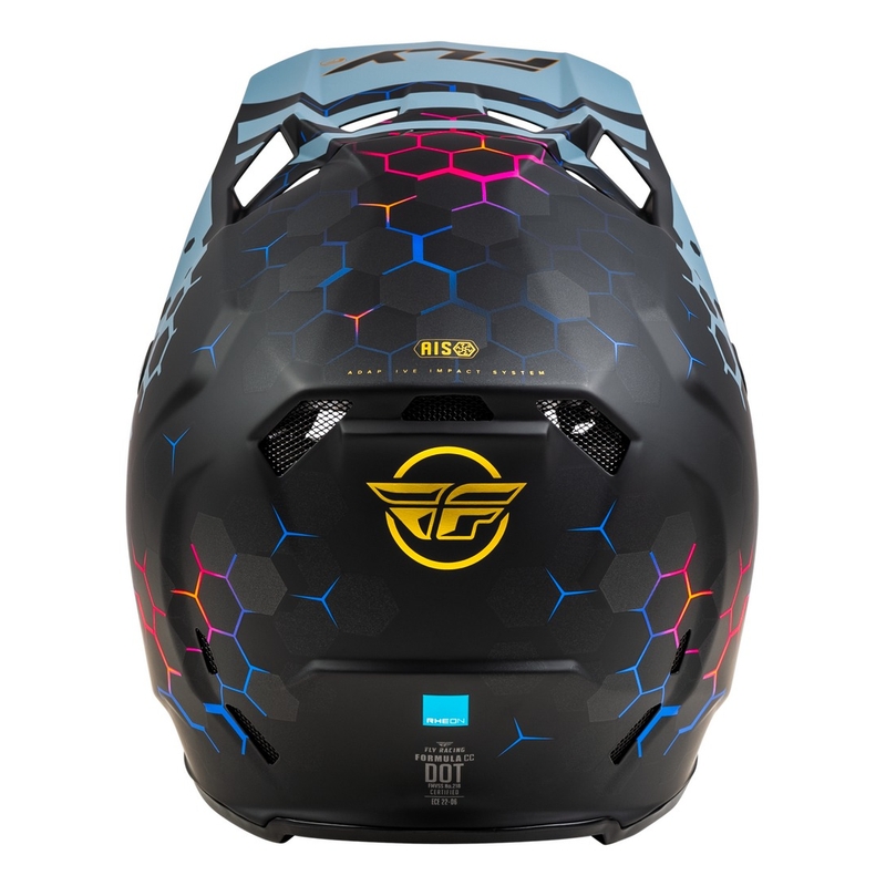 Мотокрос каска FLY Racing Formula CC Tektonic черно-сива