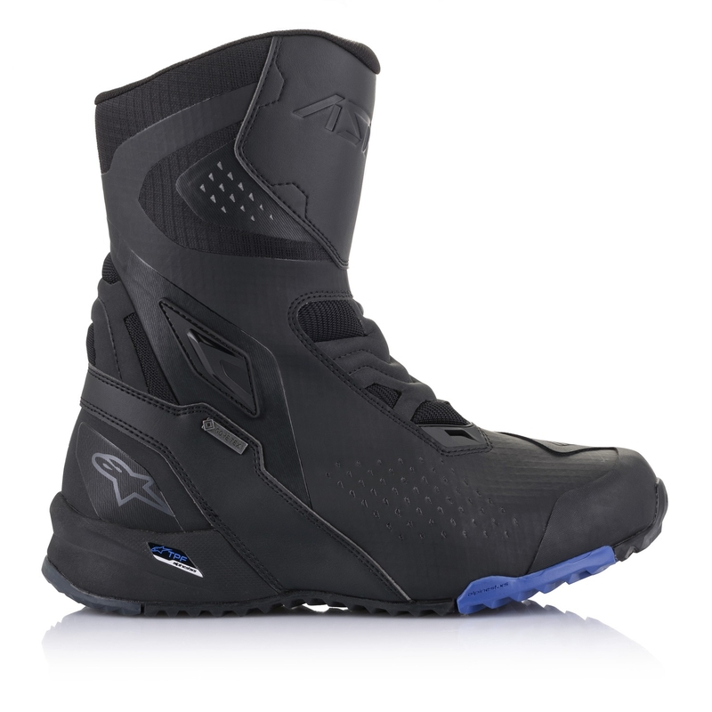 Alpinestars RT-8 GORE-TEX черни и сини ботуши за мотоциклет