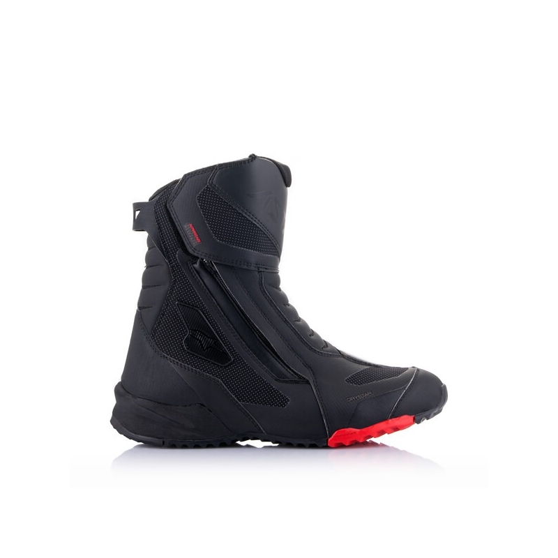 Alpinestars RT-7 DRYSTAR черни и червени ботуши за мотоциклет