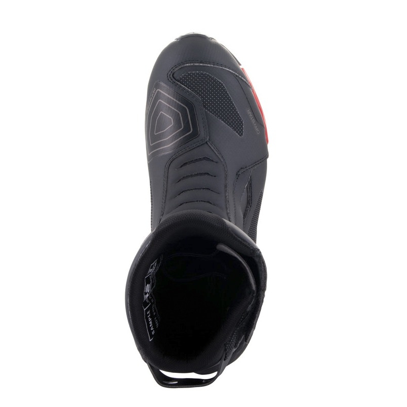 Alpinestars RT-7 DRYSTAR черни и червени ботуши за мотоциклет