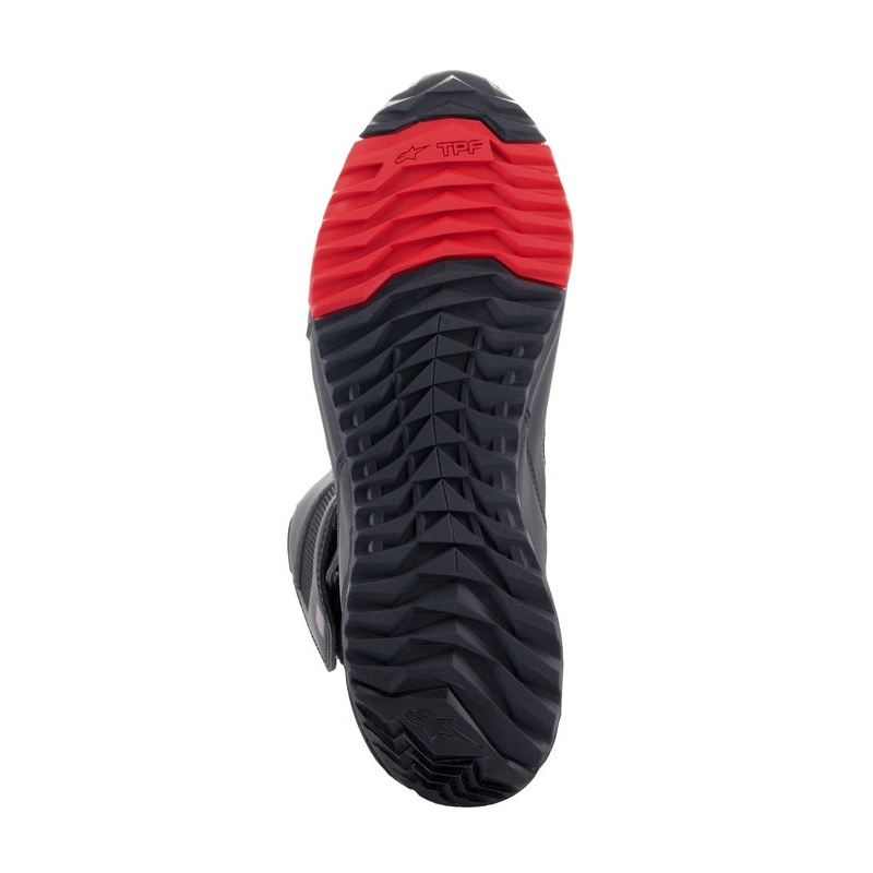 Alpinestars RT-7 DRYSTAR черни и червени ботуши за мотоциклет