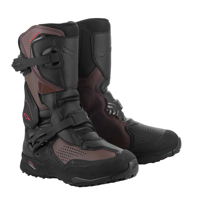 Alpinestars XT-8 GORE-TEX черни и кафяви ботуши за мотоциклет
