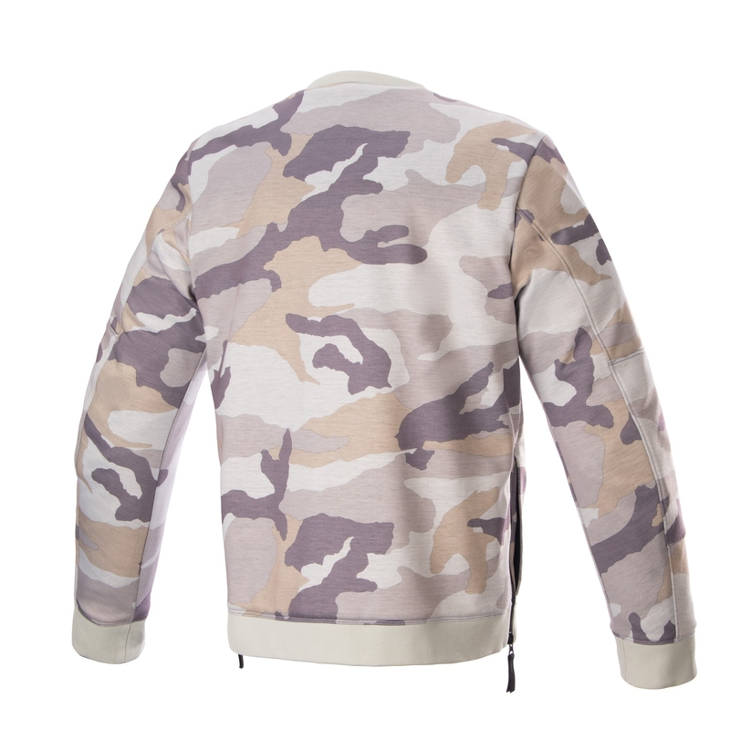 Alpinestars Legit Crew Fleece мотоциклетен суитшърт, светло камуфлажно-сив