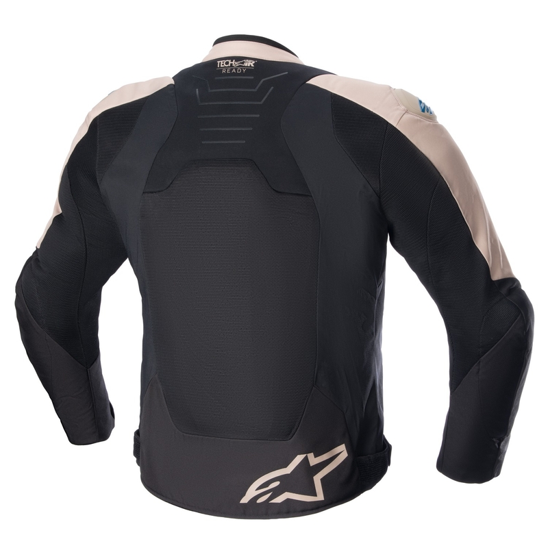 Alpinestars SMX Air светлокафяво-черно-синьо яке за мотоциклет