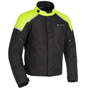Мотоциклетно яке Oxford Spartan Short WP black-fluo yellow