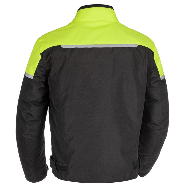 Мотоциклетно яке Oxford Spartan Short WP black-fluo yellow