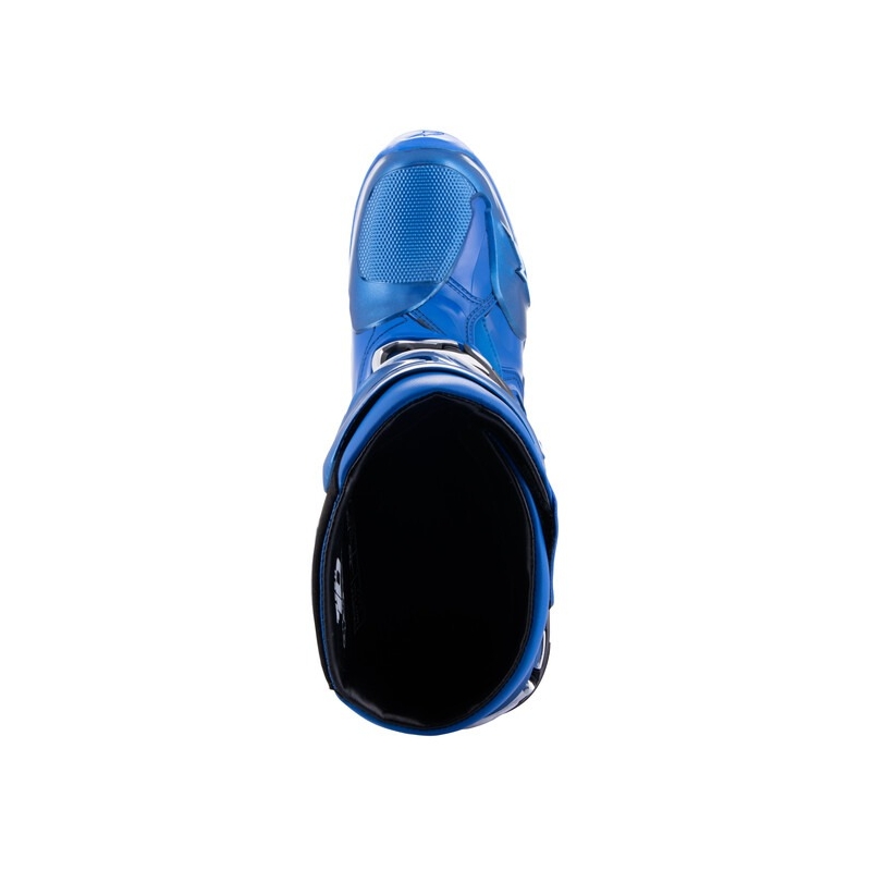 Alpinestars Tech 10 синьо-черни-бели ботуши за мотоциклетизъм