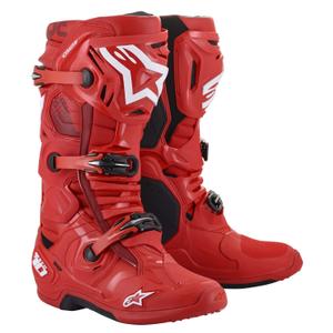 Alpinestars Tech 10 мотоциклетни ботуши червени