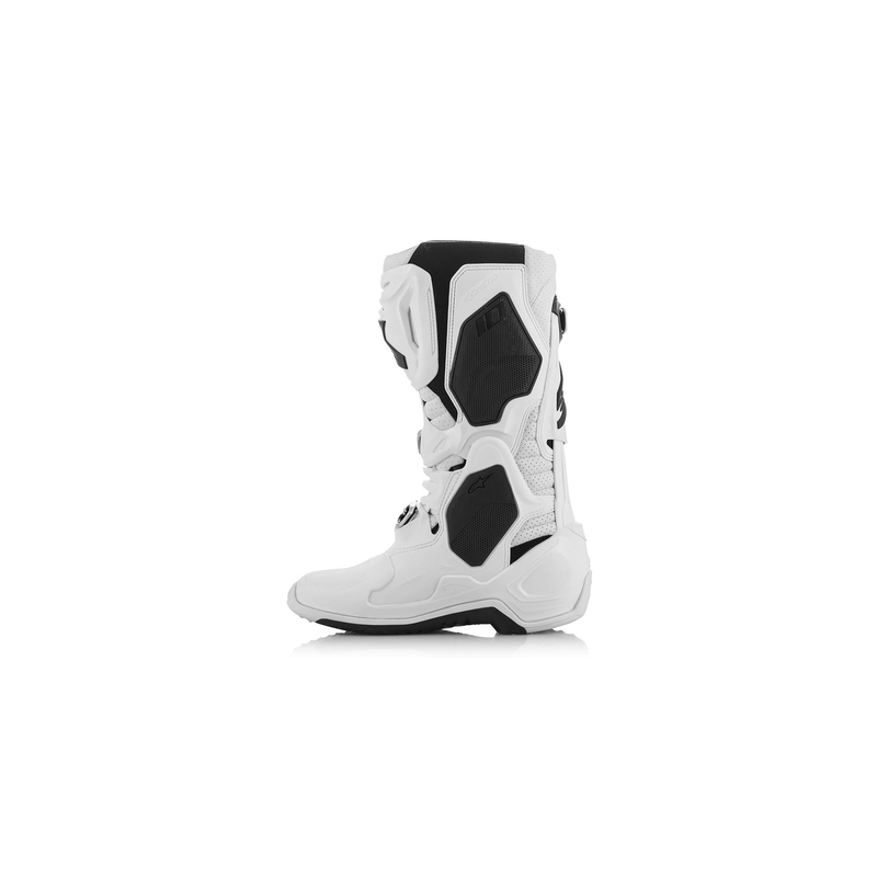 Alpinestars Tech 10 Supervented Мотоциклетни ботуши перфорирани бели