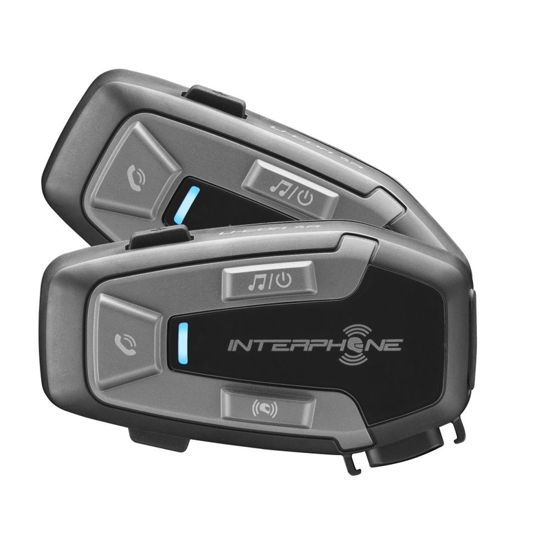 Bluetooth слушалки Interphone U-COM6R - двойна опаковка