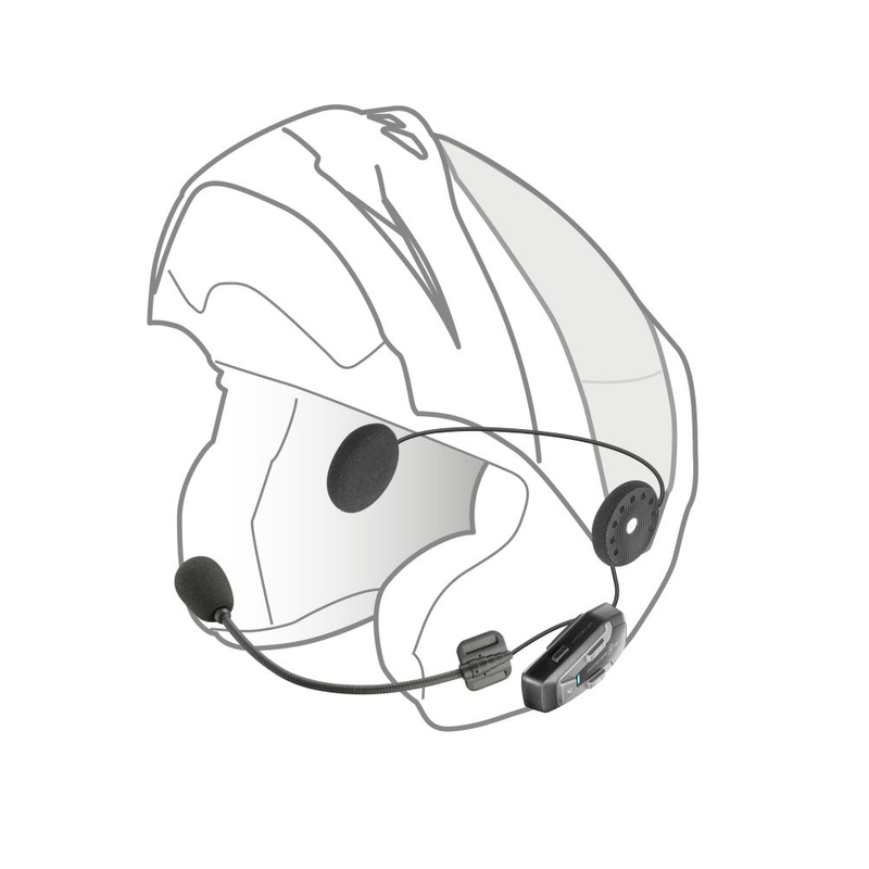 Bluetooth слушалки Interphone U-COM6R - двойна опаковка