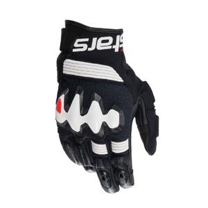 Alpinestars Halo ръкавици за мотоциклет в черно и бяло