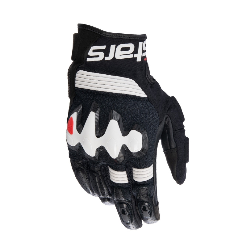 Alpinestars Halo ръкавици за мотоциклет в черно и бяло