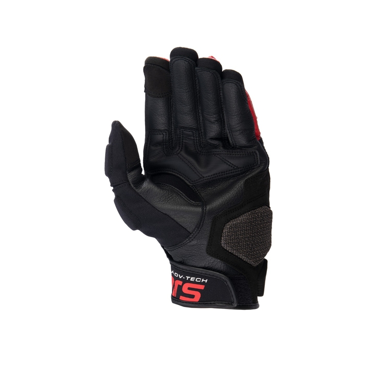 Alpinestars Halo черни, бели и червени ръкавици за мотоциклет