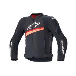 Яке за мотоциклет Alpinestars T-GP PLUS R 4 Airflow черно-флуо червено
