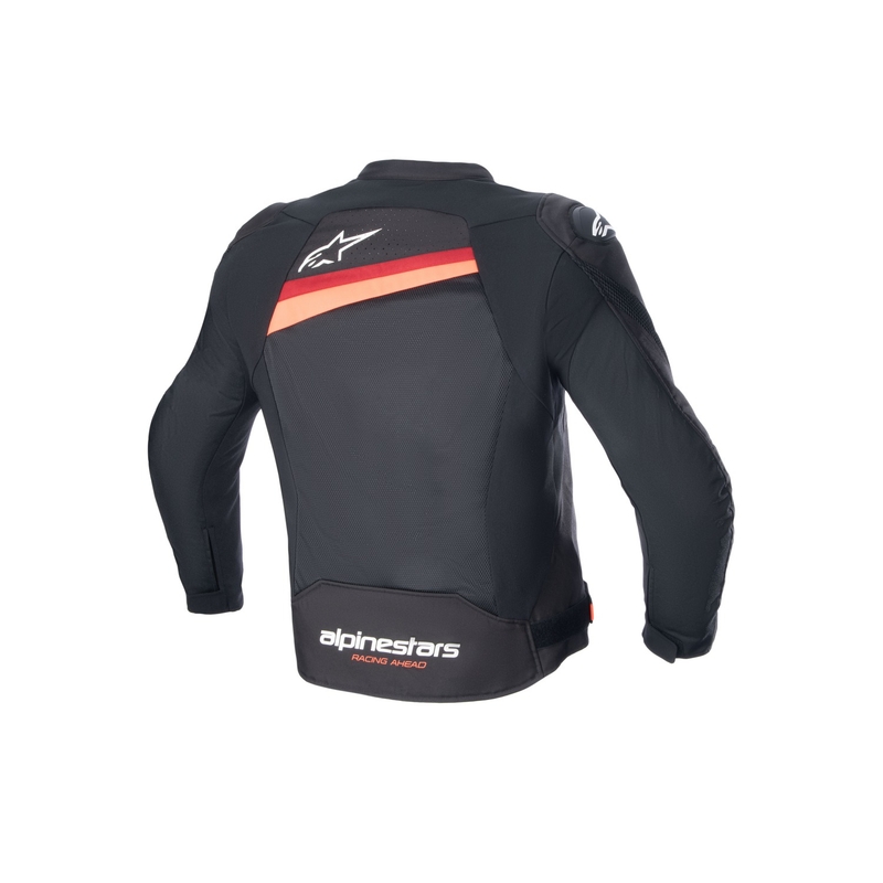 Яке за мотоциклет Alpinestars T-GP PLUS R 4 Airflow черно-флуо червено
