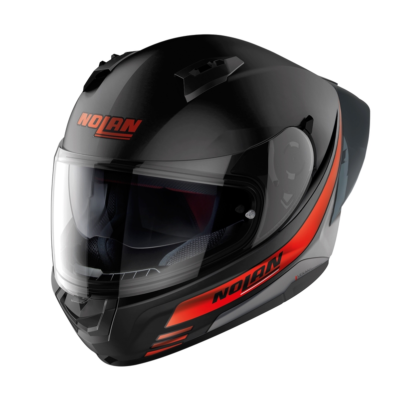Интегрална мотоциклетна каска Nolan N60-6 Sport Outset 21 black-red - качество II разпродажба - II. качество