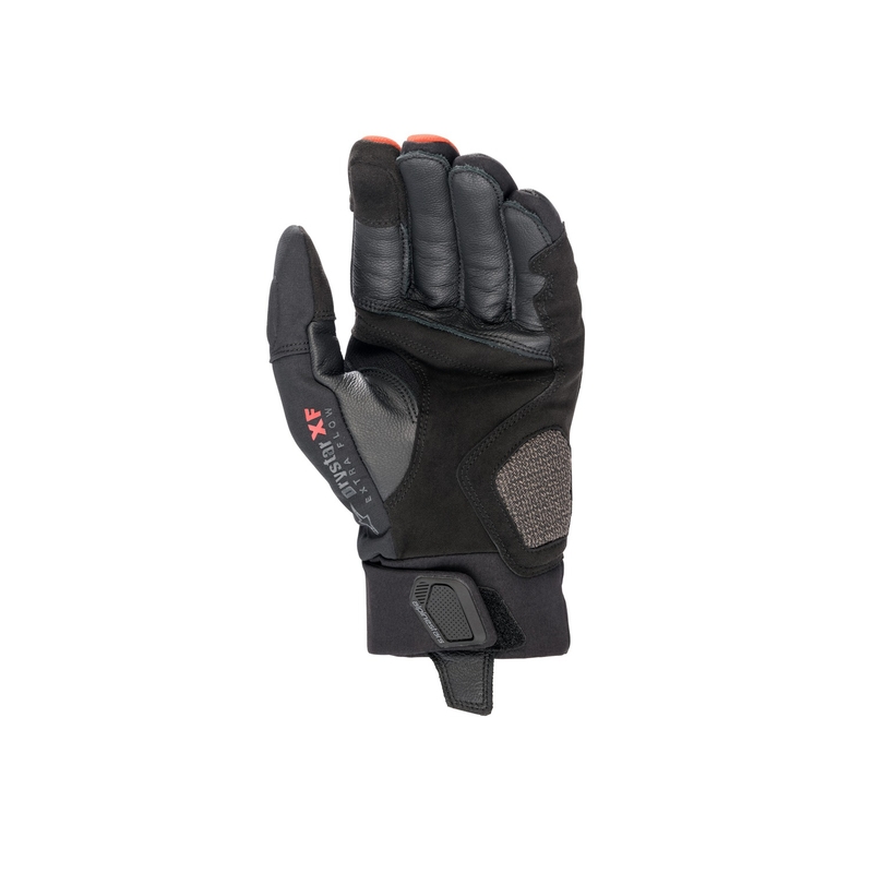 Alpinestars Hyde XT Drystar флуорово червени и черни ръкавици за мотоциклет