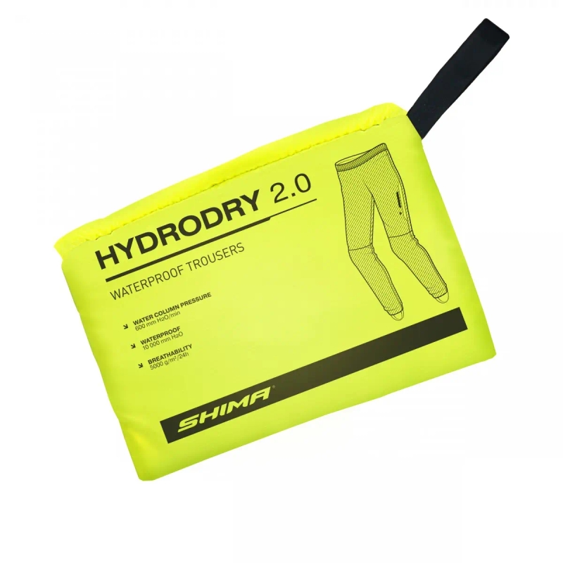 Водоустойчив панталон Shima Hydrodry 2.0 black-fluo yellow