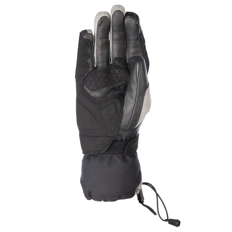 Oxford Montreal 4.0 DRY2DRY™ черно-сиво-флуорово жълти ръкавици за мотоциклетизъм