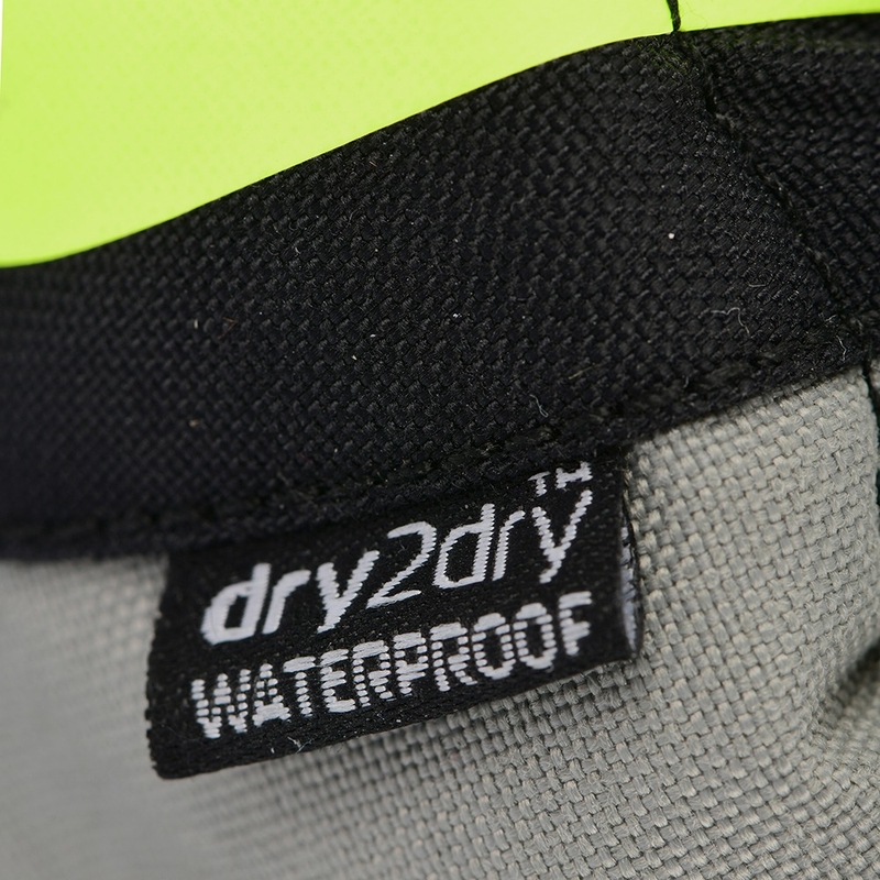 Oxford Montreal 4.0 DRY2DRY™ черно-сиво-флуорово жълти ръкавици за мотоциклетизъм