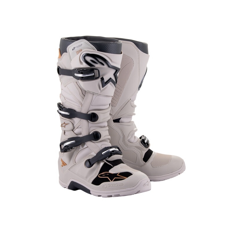 Alpinestars TECH 7 Enduro Drystar пясъчно-черни ботуши за мотоциклет