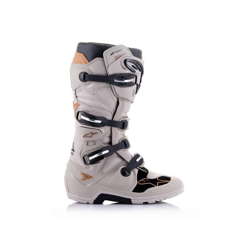 Alpinestars TECH 7 Enduro Drystar пясъчно-черни ботуши за мотоциклет