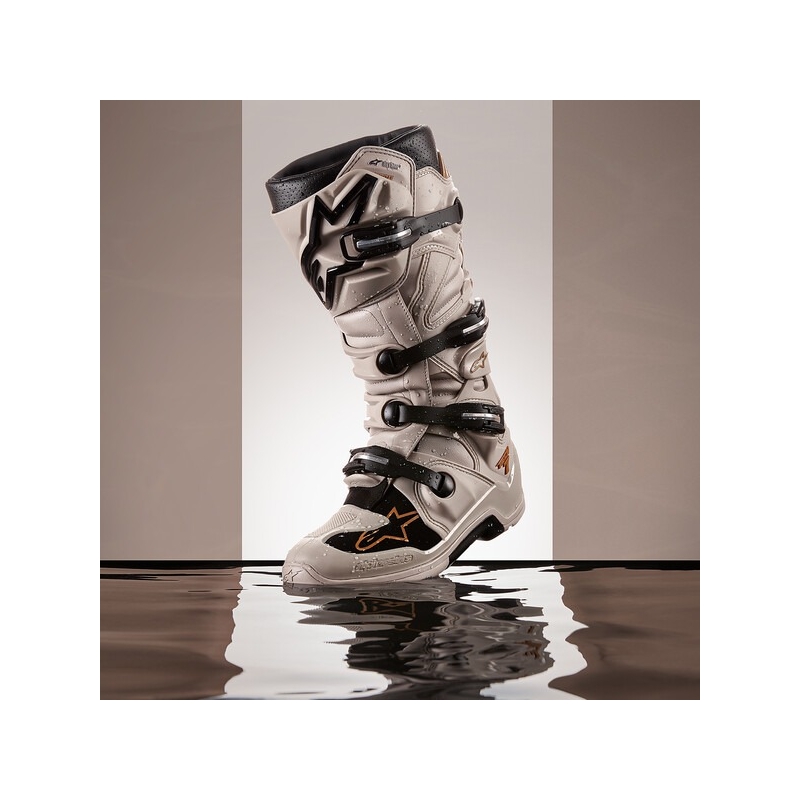 Alpinestars TECH 7 Enduro Drystar пясъчно-черни ботуши за мотоциклет