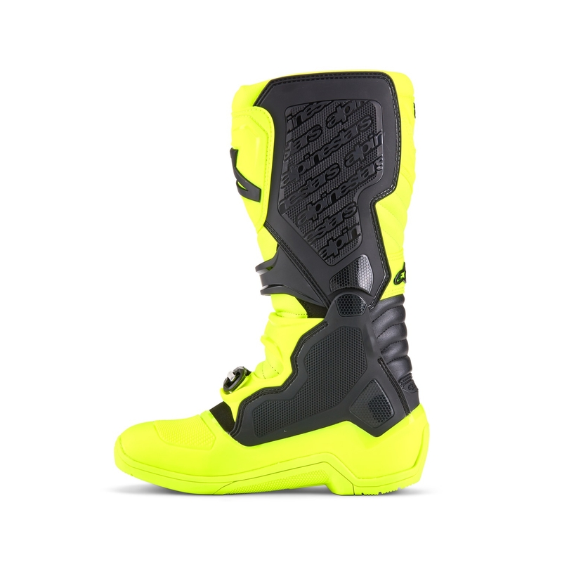 Мотоциклетни ботуши Alpinestars Tech 5, флуоресцентно жълто-черни