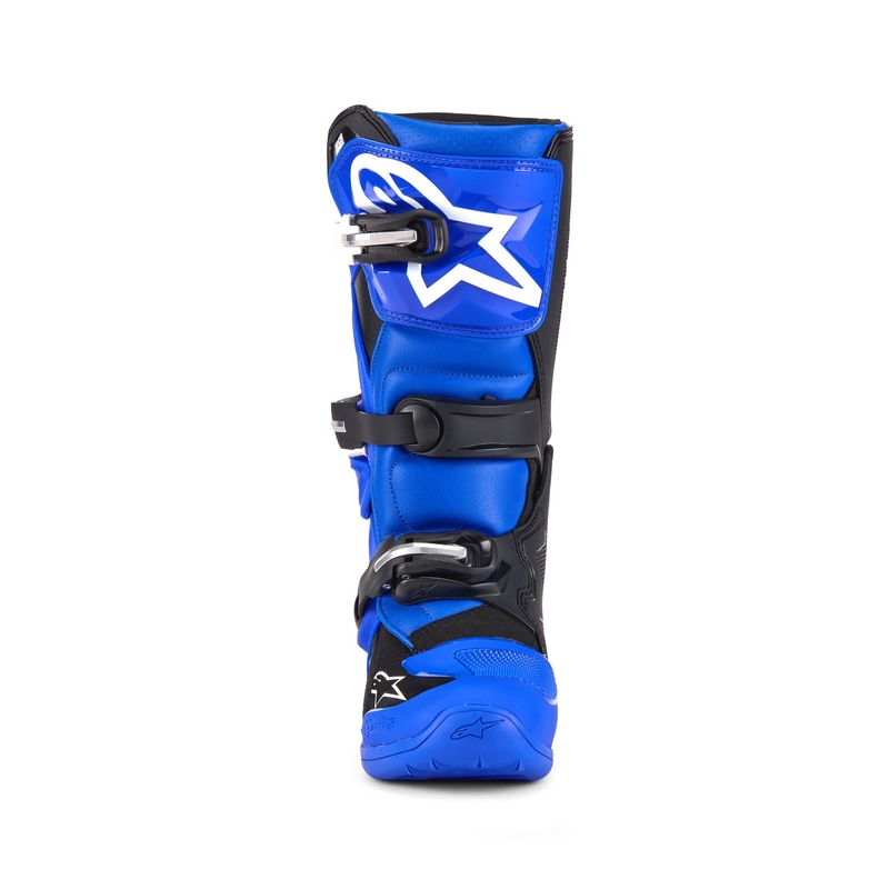 Детски мотоциклетни ботуши Alpinestars Tech 7 S, синьо-бяло-черно