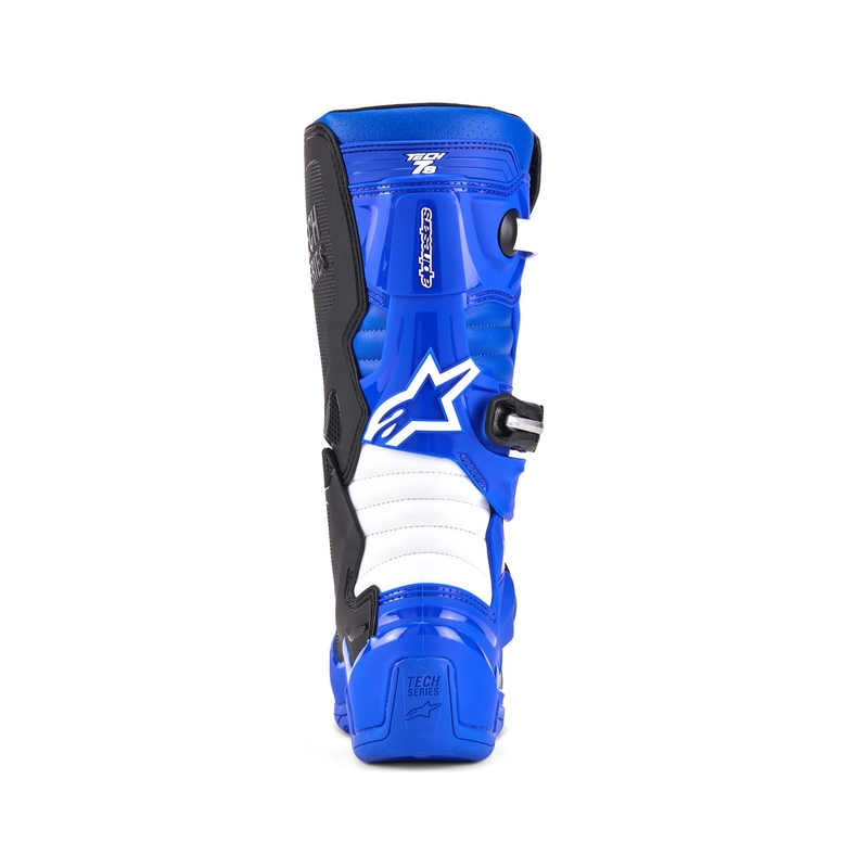 Детски мотоциклетни ботуши Alpinestars Tech 7 S, синьо-бяло-черно