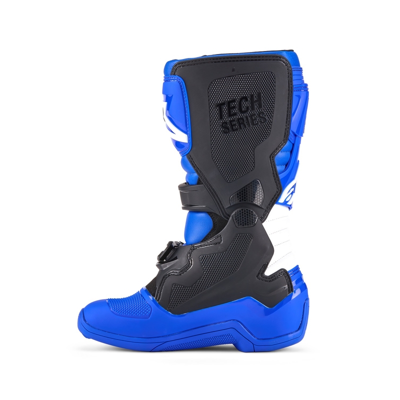Детски мотоциклетни ботуши Alpinestars Tech 7 S, синьо-бяло-черно