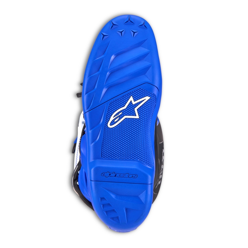 Детски мотоциклетни ботуши Alpinestars Tech 7 S, синьо-бяло-черно