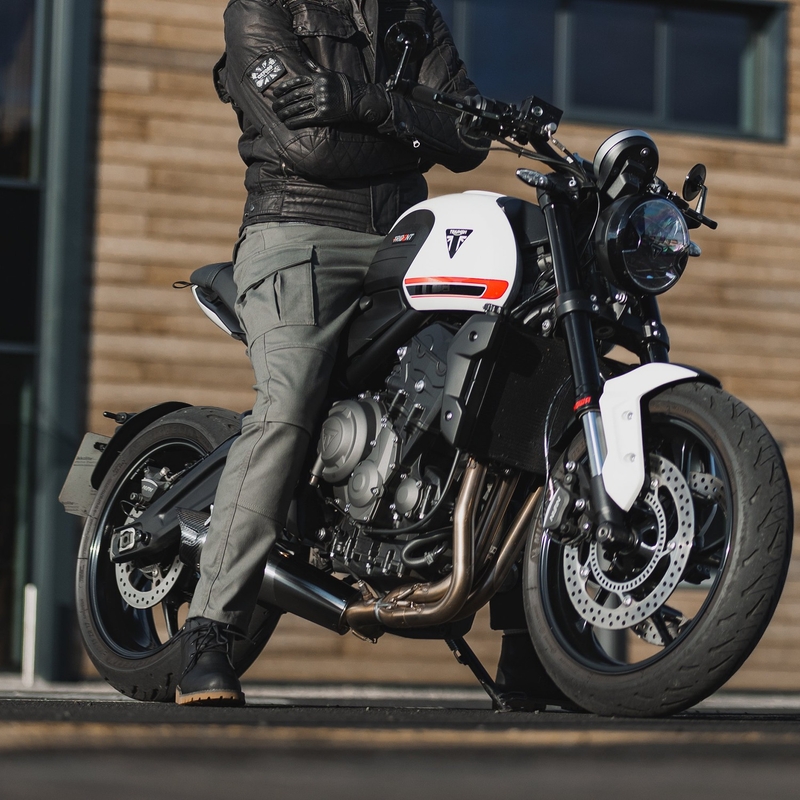 Оксфорд Оригинален одобрен панталон за мотоциклет AA каки