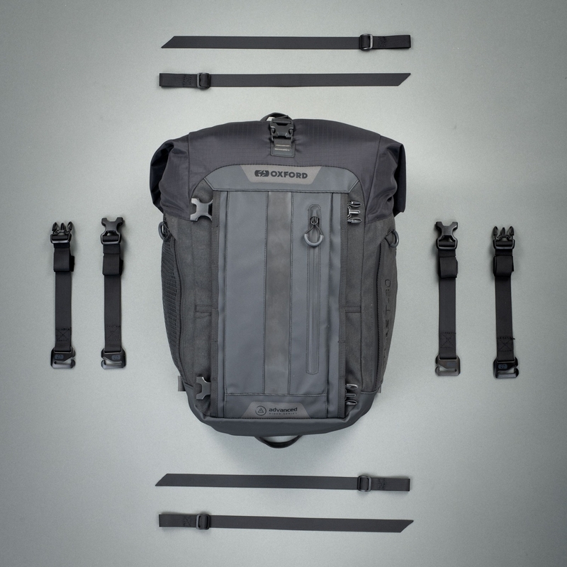 Чанта за пътническа седалка Oxford Atlas T-10 Advanced Tourpack 10L, черна