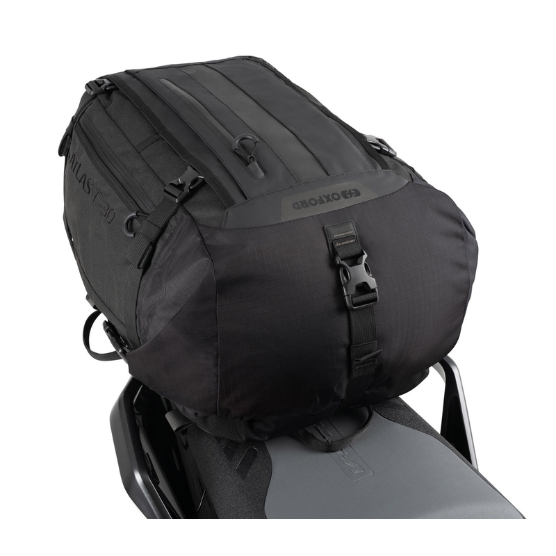 Чанта за пътническа седалка Oxford Atlas T-30 Advanced Tourpack 30 л, черна