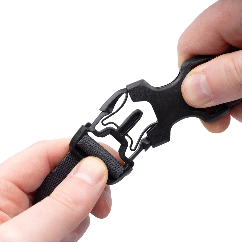 Каишки за багаж Oxford Atlas B-Clip 2 бр. черни 26 мм x 2 м