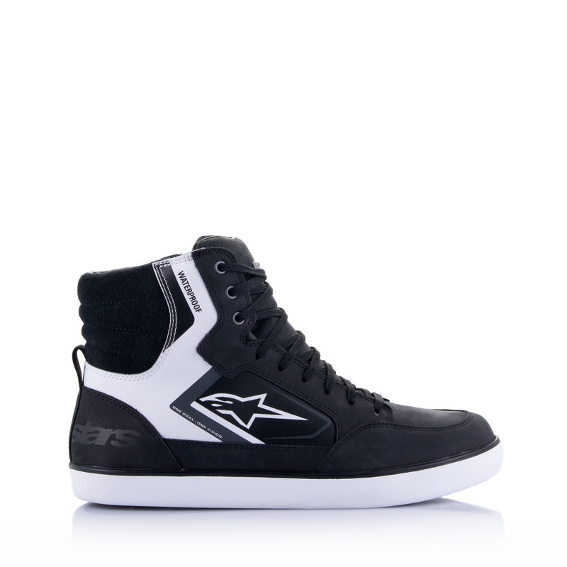 Водоустойчиви мотоциклетни ботуши Alpinestars J-6 черно-бели
