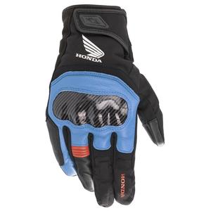 Alpinestars SMX Z Drystar Honda светло сиво-черно-синьо-червени ръкавици за мотоциклет