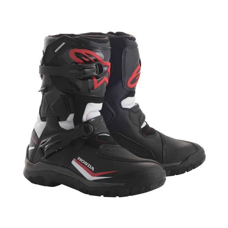 Alpinestars Belize Drystar Honda Collection Черни, бели и червени ботуши за мотоциклети