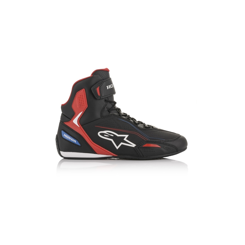 Alpinestars Faster-3 Honda collection черно-червено-сини ботуши за мотоциклет