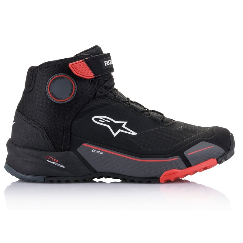 Alpinestars CR-X Drystar Honda Collection черно-червено-сиви ботуши за мотоциклет