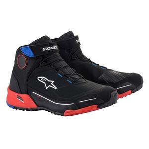 Alpinestars CR-X Drystar Honda Collection Черно-червено-сини мотоциклетни ботуши