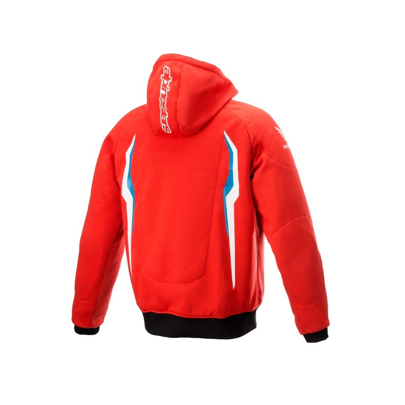 Bunda na motorku Alpinestars Chrome Sport Honda Kolekce červeno-modro-černá