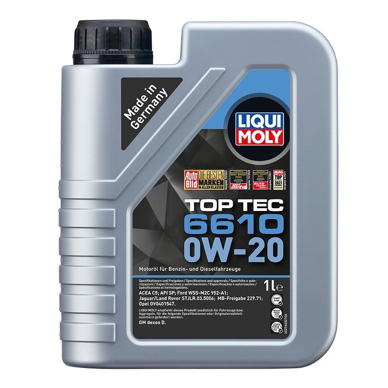 LIQUI MOLY Top Tec 6610 0W-20 Синтетично моторно масло 1 л