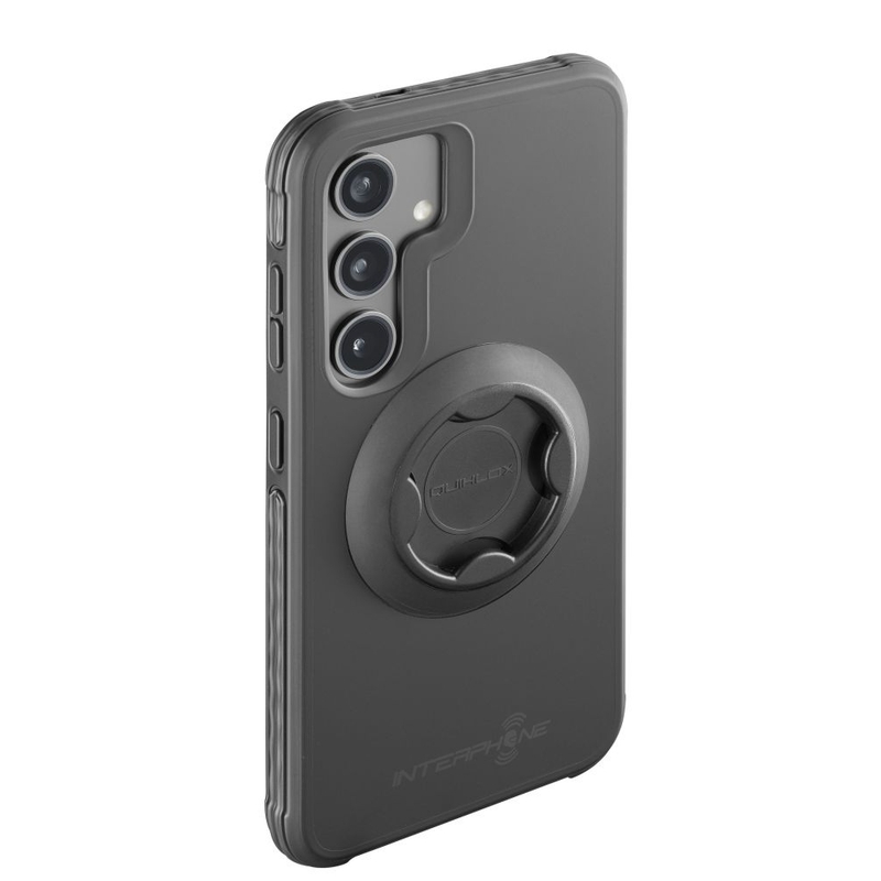 Защитен калъф Interphone QUIKLOX Tetraforce за Samsung Galaxy S24 Plus, черен