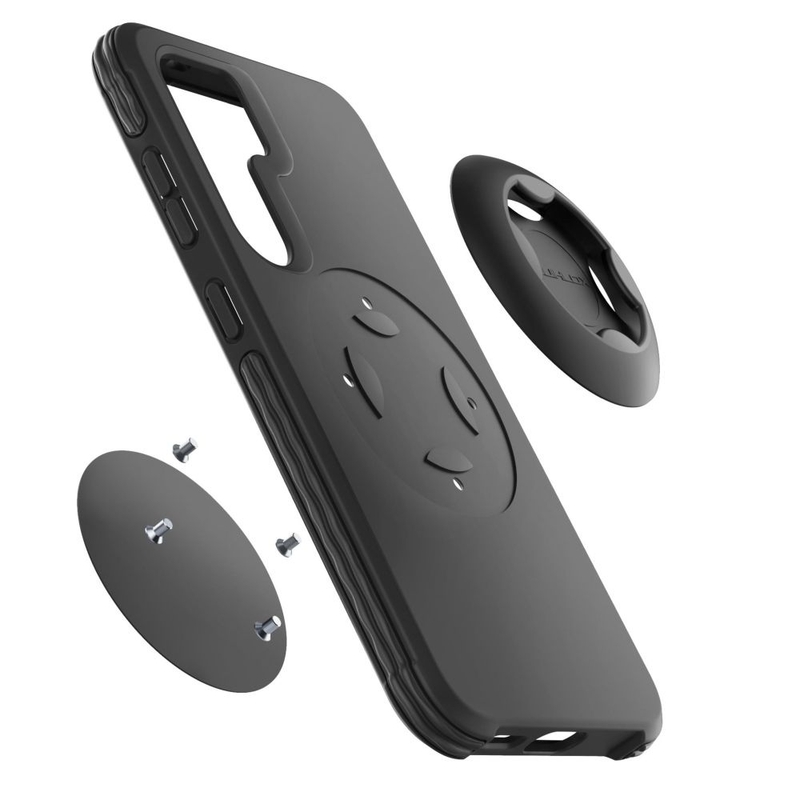 Защитен калъф Interphone QUIKLOX Tetraforce за Samsung Galaxy S24 черен