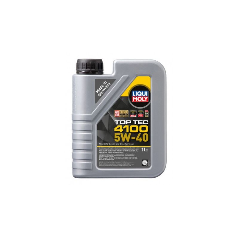 LIQUI MOLY Top Tec 4100 5W-40 Синтетично моторно масло 1 л